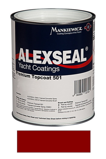 Alexseal Premium Topcoat 501 - Vivid Red - Quart
