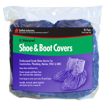 XL Waterproof Shoe and Boot Covers - 10 Pairs