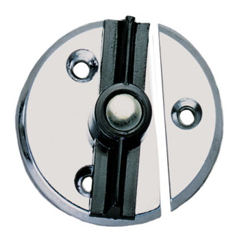Perko Door Button W/Spring - Chrome Plated Zinc
