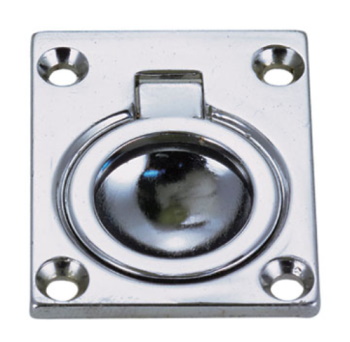 Perko Flush Ring Pull - Chrome Plated Zinc