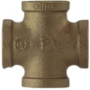 Pipe Cross - Bronze FNPT - 1/4"
