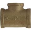 Reducing Tee Pipe Fitting - Bronze - 1" x 1" x 3/4"