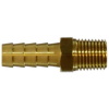 Brass Male Barb Connector - 1/4" x 1/8"