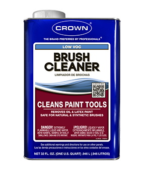 Crown Low Voc Brush Cleaner - Quart