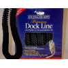 Premium Double Braid Dock Line - Black Nylon - 1/2" x 15ft