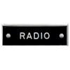 Identi-Plate - "RADIO"
