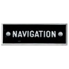 Bernard Identi-Plate - "NAVIGATION" - Boat System Label