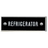 Bernard Identi-Plate - "REFRIGERATOR" - Boat System Label