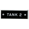 Bernard Identi-Plate - "TANK 2" - Boat System Label