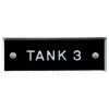 Bernard Identi-Plate - "TANK 3" - Boat System Label