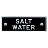 Bernard Identi-Plate - "SALT WATER" - Boat System Label