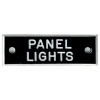 Bernard Identi-Plate - "PANEL LIGHTS" - Lighting System Label