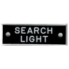 Bernard Identi-Plate - "SEARCH LIGHT" - Lighting System Label