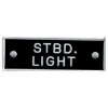 Identi-Plate - "STBD. LIGHT"