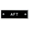 Bernard Identi-Plate - "AFT" - Basic System Label