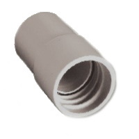 Beckson Grey End Fitting For Wire Reinforced Flex Hose - 1-1/2"