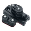 Double Sheave / Dead-end / Carbo-Cam Cleat- 27mm Midrange- Pair