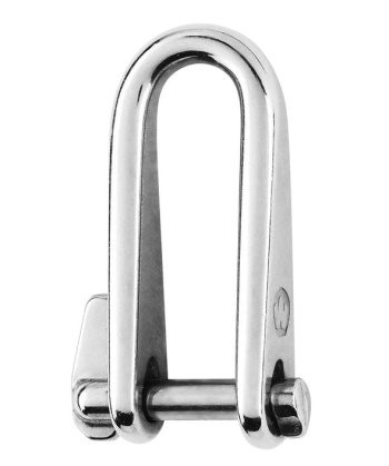 Key Pin Halyard Shackle - Stainless Steel - 3/16"