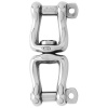 Clevis Pin Swivel - Self Locking - Stainless Steel - 5/16" Pin Dia.