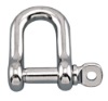 Stainless "D" Shackle - 3/8"