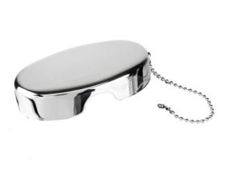 Sea-Dog Replacement Cap & Chain - Chrome Plated Brass