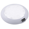 Advanced LED White Plastic Low Profile Dome Light w/White LEDs - 5.5"