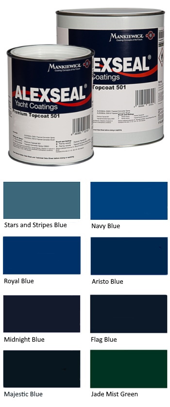Alexseal Premium Topcoat 501 - Blues & Greens