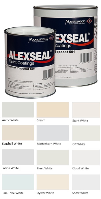 Alexseal Premium Topcoat 501 - Whites