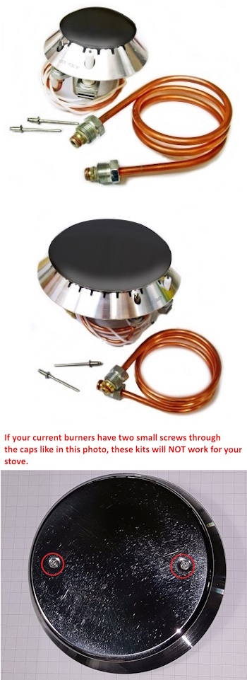Force 10 Burner Retrofit Kits - Stainless Steel