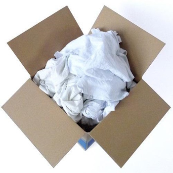 Flannel Cotton Rags - 50-lbs Box
