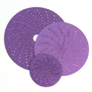 3M "Cubitron" II "Hookit" Purple Clean Sanding Discs - 80 Grade - 50/Box
