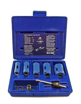"Blu-Mol" Handyman's Hole Saw Kit - 7 Piece