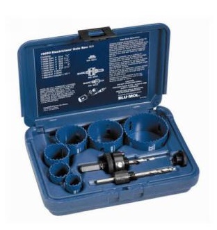 "Blu-Mol" Plumber's Hole Saw Kit - 9 Piece